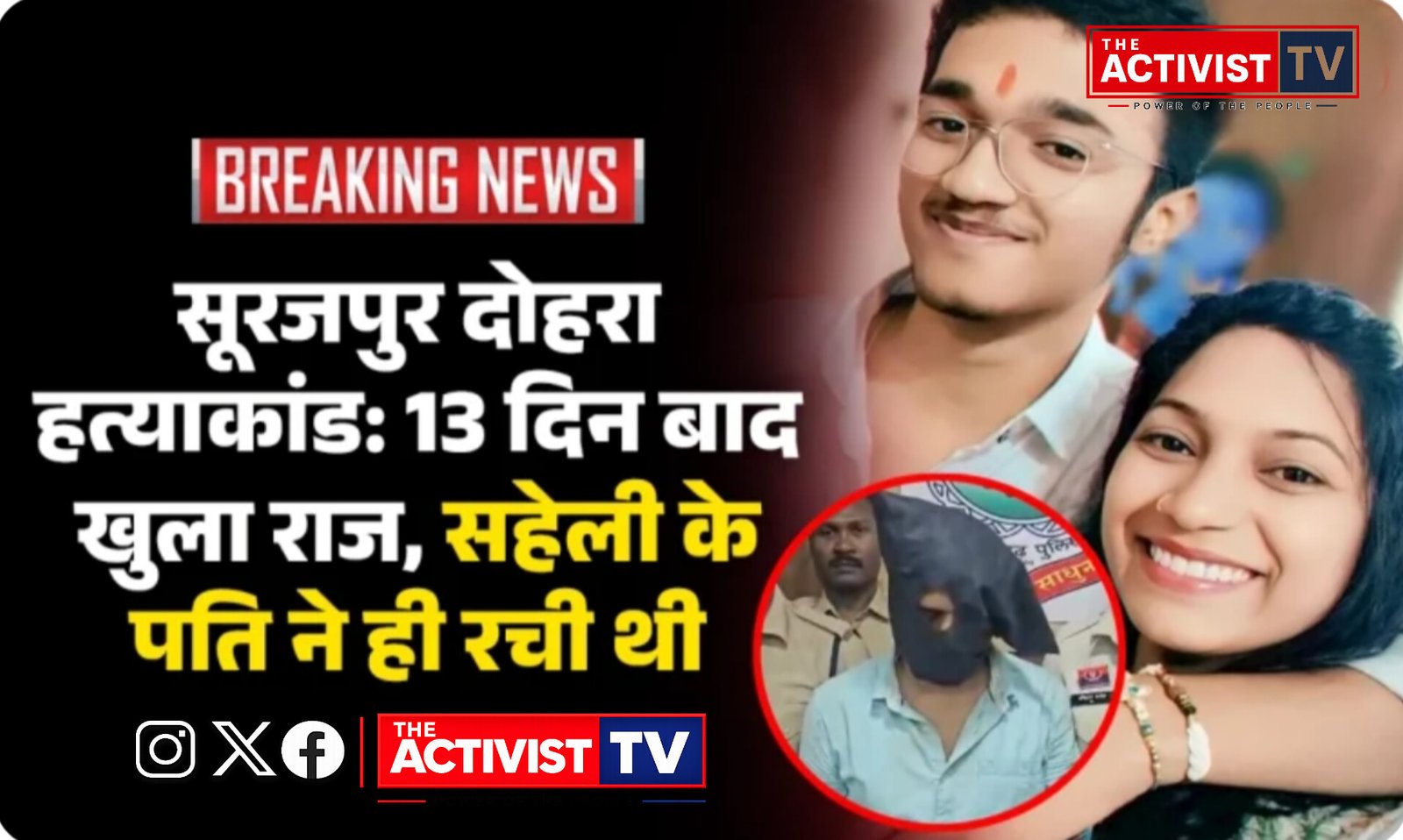 सूरजपुर डबल मर्डर: कार, CCTV और बरामदगी से खुलासा