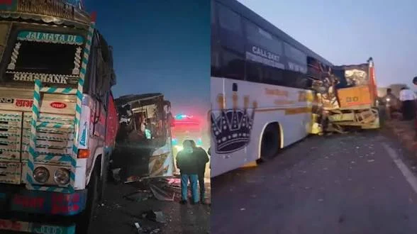 नेशनल हाईवे पर भीषण हादसा, 3 की मौत