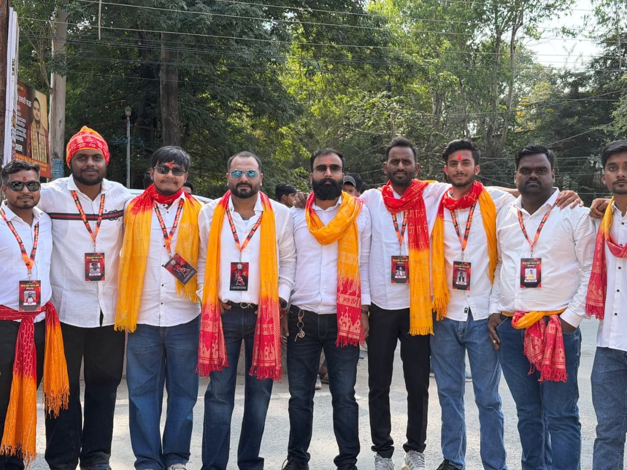 विजयादशमी पर अंबिकापुर में भव्य शोभायात्रा, भगवामय हुआ शहर