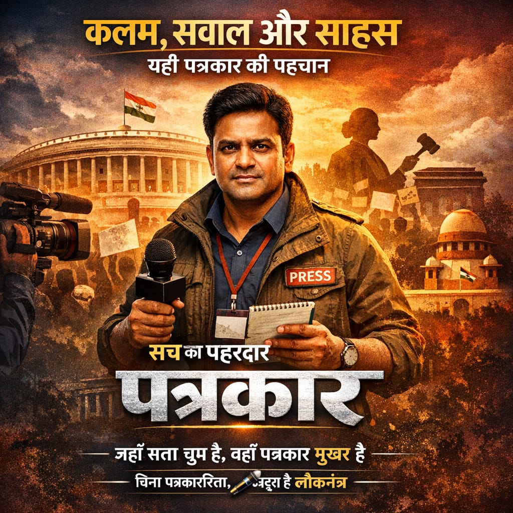 समाज का सबसे बड़ा विद्यार्थी: पत्रकार