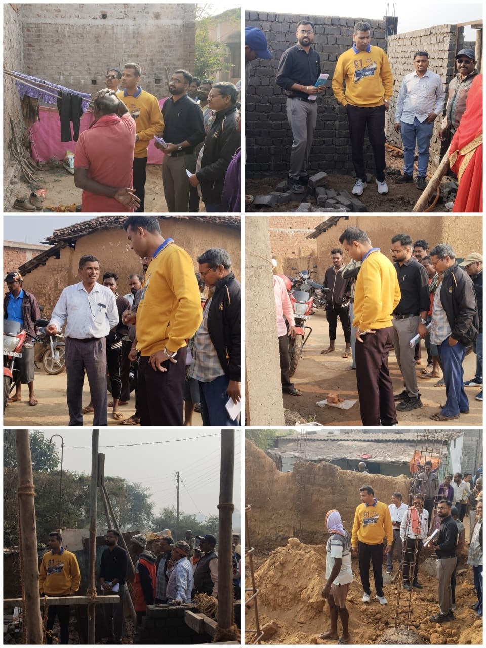 सीईओ जिला पंचायत बालोद का औचक निरीक्षण, आवास कार्यों में गुणवत्ता व समय-सीमा पर सख्त निर्देश