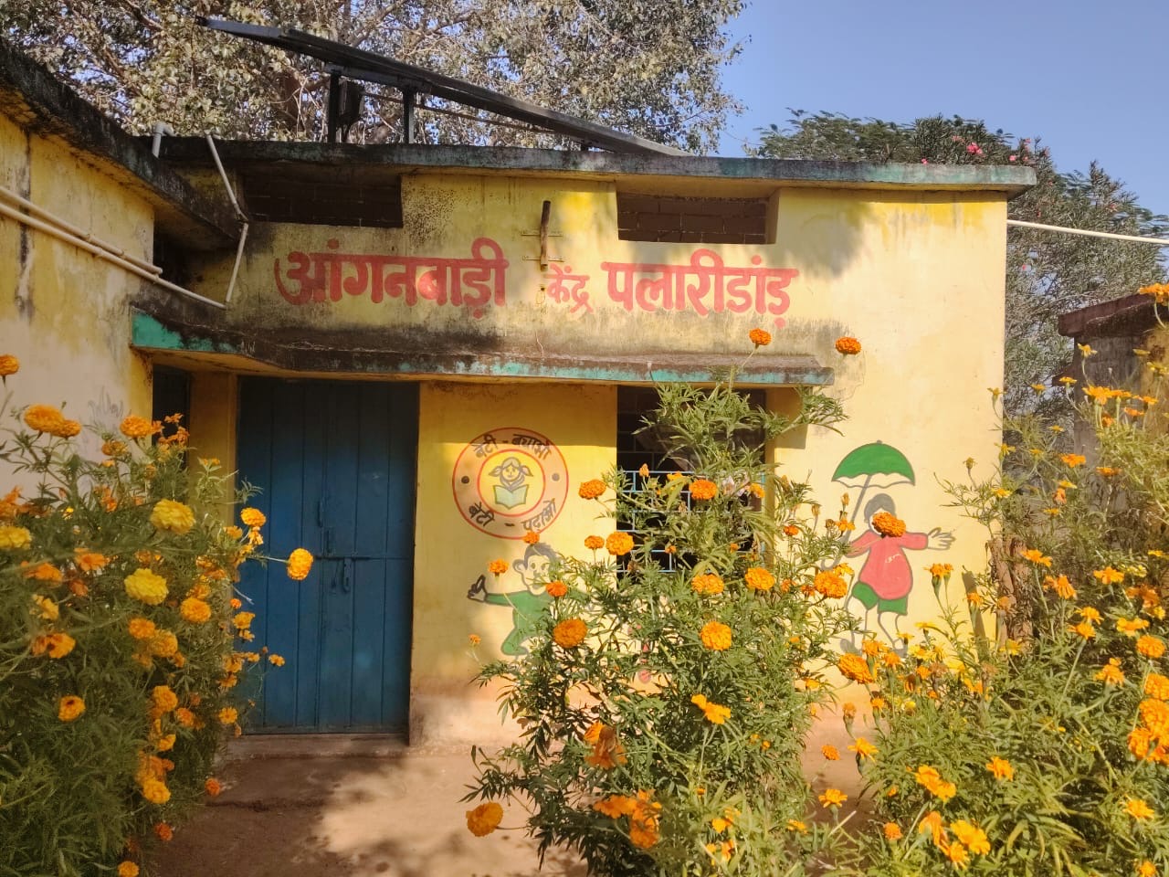 पलारीडाँड़ अंधेरे में डूबा—बिजली गुल, सौर लाइटें बंद; बच्चों की पढ़ाई और जनजीवन प्रभावित